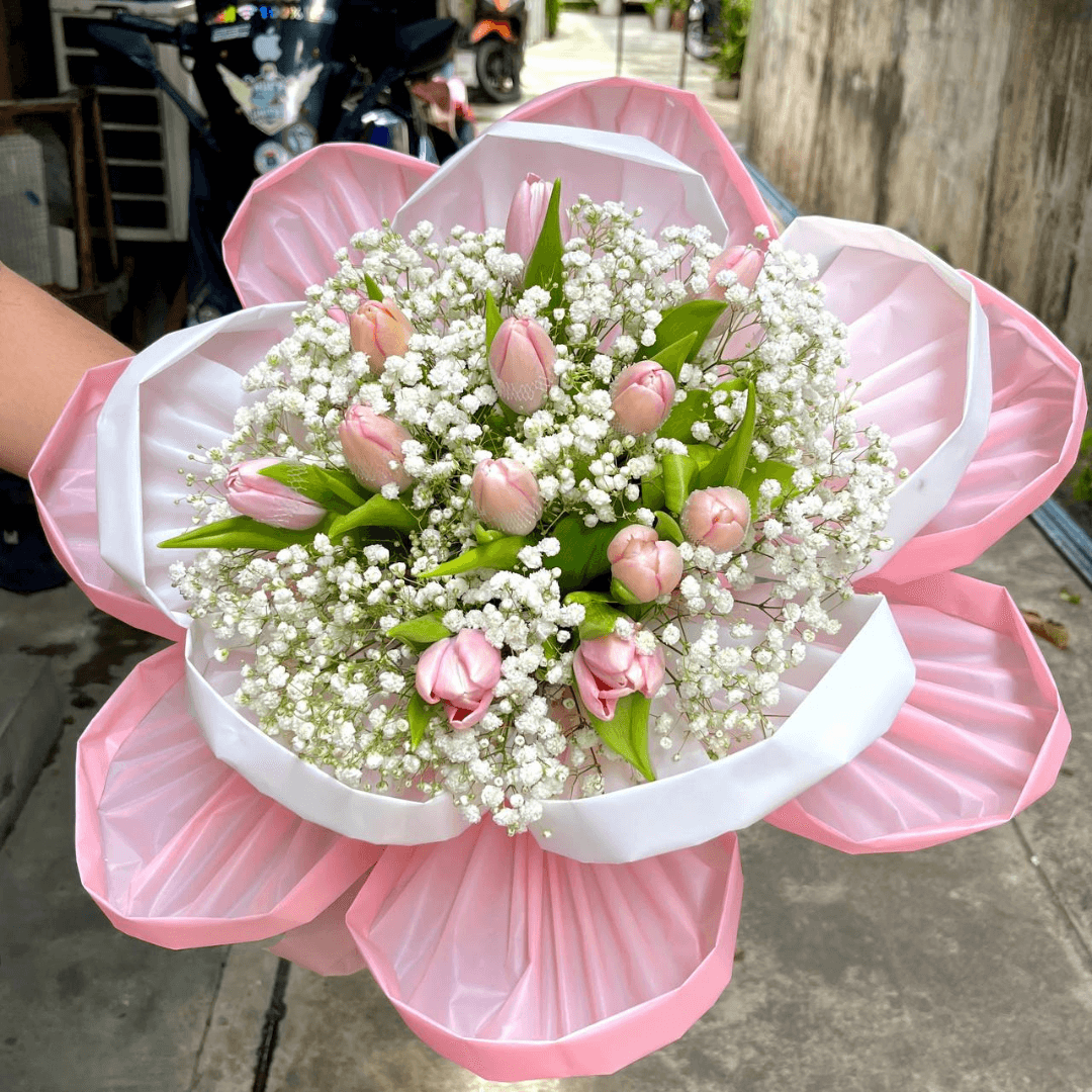 Tulips Petal Bouquet - Fresh Flower Delivery Manila